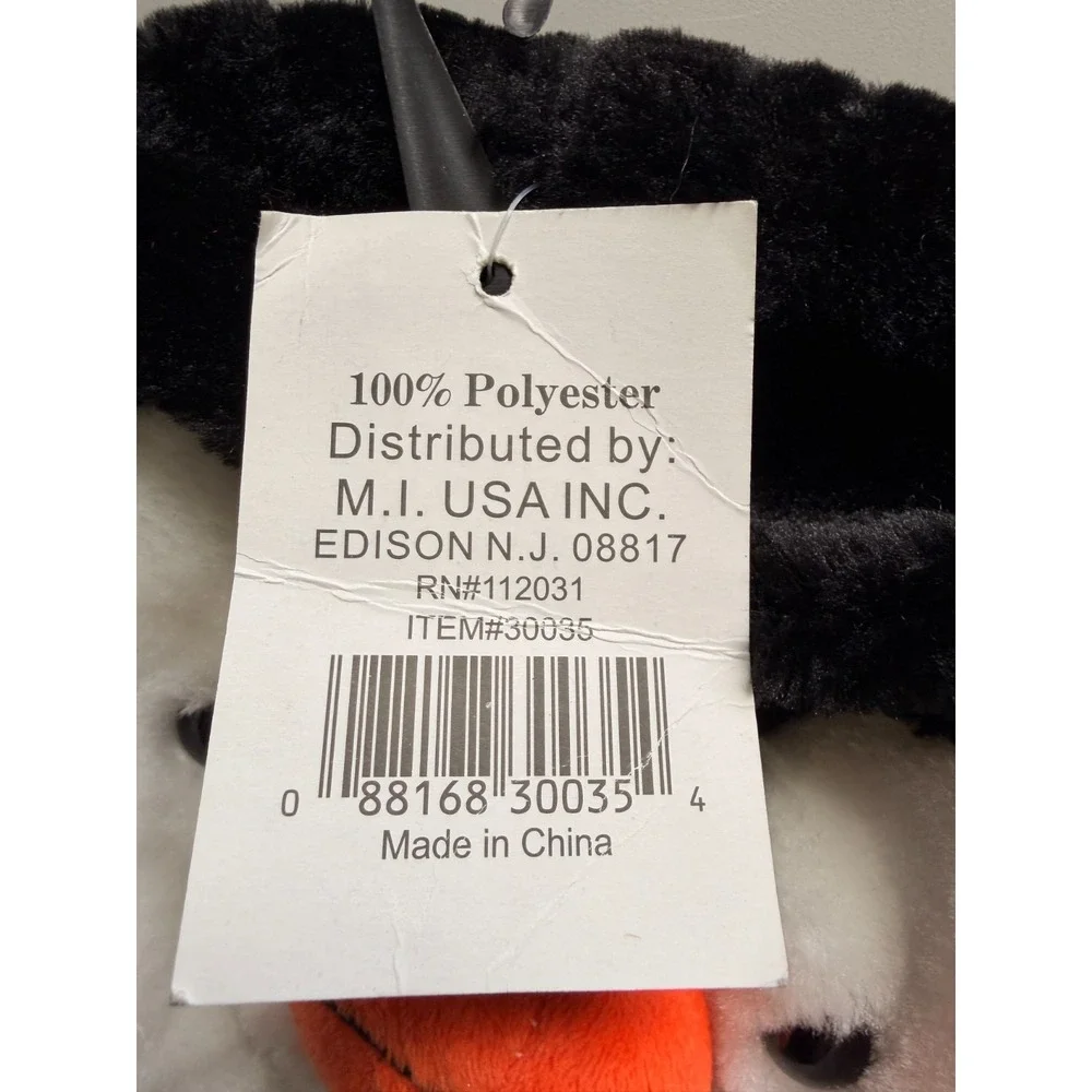Penguin Plush Animal Winter Hat Insulated Ear Flaps Pom Poms Novelty Beanie NWT